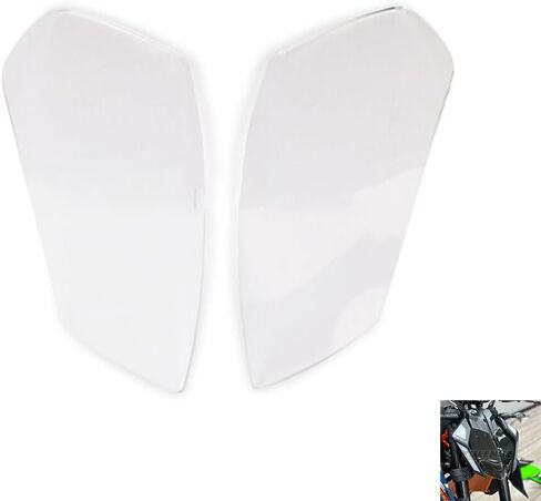 ALMART دراجة نارية Acrylic الأمامية العدسة الأمامية غطاء واقي الأمامي واقي الأمام ل KTM 390 DUKE 2024+ رمادي in Kuwait