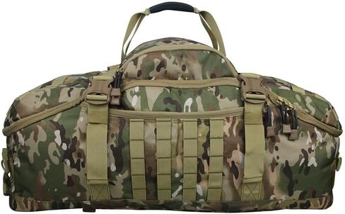 Men Army Sport Gym Bag Tactical Waterproof Backpack Camping Backpacks Sports Travel Bags, Brown Camo, M 60 Litres, Backpacks in Saudi Arabia