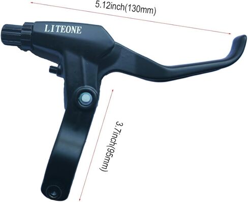 مجموعة فرجار فرامل الدراجة، فرامل فرجار سحب جانبية أمامية وخلفية مع وسادات 48 مم وذراع طويل 4.33 بوصة تتضمن كابلات داخلية وخارجية، رافعة فرامل 4 أصابع، تناسب معظم دراجات الطرق، زوج واحد in Kuwait