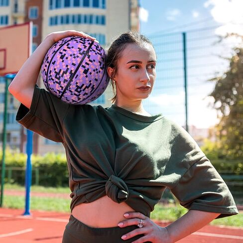 كرة سلة مطاطية مقاس 3 22 بوصة كرة سلة داخلية وخارجية للأطفال الشباب الأولاد والبنات أفكار هدايا (بدون مضخة) in Kuwait