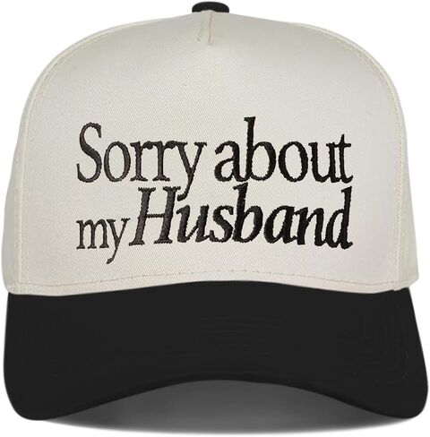 Put It On My Husband's Tab Funny Trucker Hats Women Vintage Adjustable Baseball Cap Embroidery Fashion Trucker Hat in Saudi Arabia