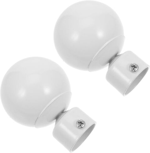 Angoily Curtain Rod End Caps Metal Finials for Living Room Drapes Stylish Home Decor Accessories in Saudi Arabia