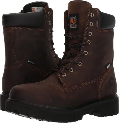 Timberland PRO Men's Direct Attach 8 Inch Soft Toe Insulated Waterproof Industrial Work Boot, Wheat-2024 New, 10 in Saudi Arabia