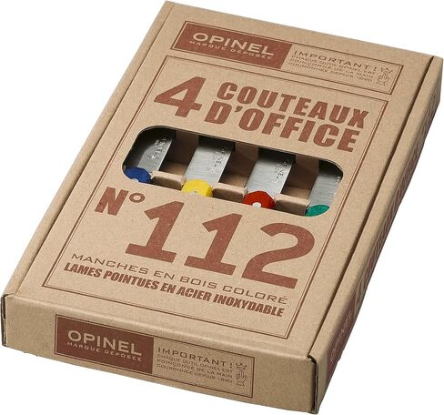 Opinel 112 سكاكين مطبخ متنوعة بألوان البوب ​​الحلوة (مجموعة من 4) in Kuwait