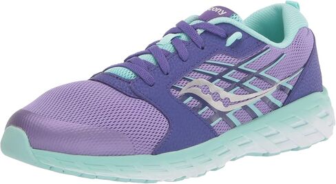 Saucony Wind 2.0 Sneaker, Black, 4 Wide US Unisex Big_Kid in Saudi Arabia