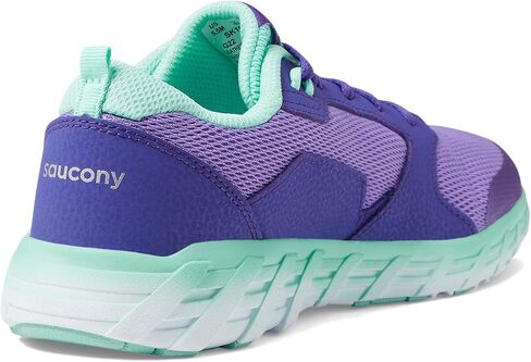 Saucony Wind 2.0 Sneaker, Black, 4 Wide US Unisex Big_Kid in Saudi Arabia