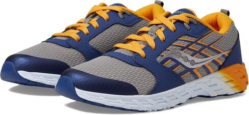 Saucony Wind 2.0 Sneaker, Black, 4 Wide US Unisex Big_Kid in Saudi Arabia