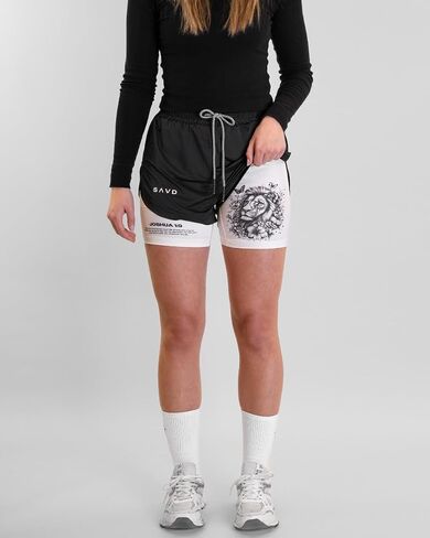 Christian Performance Shorts - Women's Gym & Sport Shorts with Pockets & Compression Liner, Bible Verse Activewear in Saudi Arabia