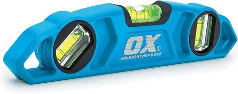 OX TOOLS Pro Torpedo Level المغناطيسي | 9 بوصة / 230 مم | مستوى Pro Mag | مستوى مغناطيسي 9 بوصة | مستوى بمغناطيس | مستوى الأنبوب |OX-P027625 in Kuwait
