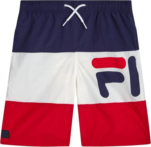 Fila Boys Swim Trunks - Breathable Lightweight Boys Swim Shorts with Drawstrings - Active Shorts Swimwear (Sizes: S-XL) in Saudi Arabia