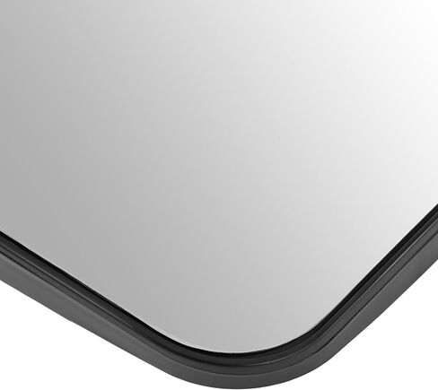 HECASA Hood Mirror Glass Compatible with 2008-2017 Freightliner Cascadia Convex Glass Wide Angle ABS Black Driver or Passenger Side 1 PC in Saudi Arabia