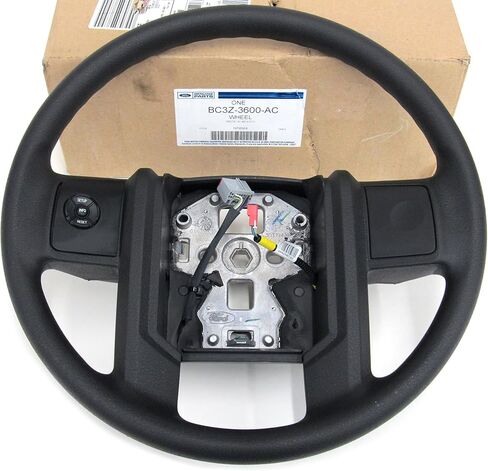 2011-2016 Ford F250 F350 F450 F550 Super Duty Black Vinyl Steering Wheel OEM in Saudi Arabia