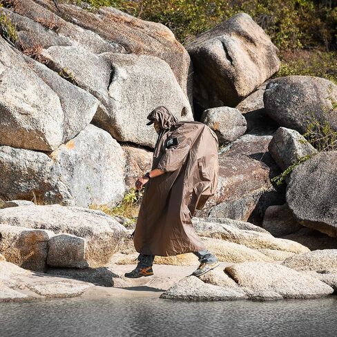 ONETIGRIS TENTSFORMER Hooded Poncho 4-in-1 Raincoat, Backpack Rain Cover, Half Teepee Tent and Tarp Shelter in Saudi Arabia