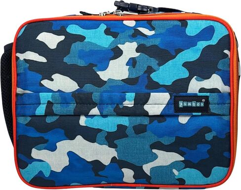 حقيبة غداء Yumbox Kids ، تحمل صندوق الغداء وزجاجة ماء ، 3 طرق للحمل ، الإغلاق بسحاب ، داخل شبكات السوستة ، ومسح نسيج نظيف مع بطانة EVA لعزل إضافي ، وأزهار الخشخاش in Kuwait