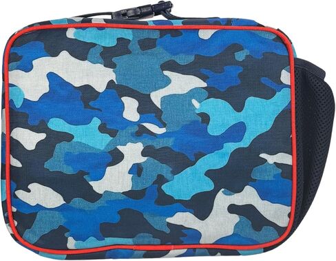 حقيبة غداء Yumbox Kids ، تحمل صندوق الغداء وزجاجة ماء ، 3 طرق للحمل ، الإغلاق بسحاب ، داخل شبكات السوستة ، ومسح نسيج نظيف مع بطانة EVA لعزل إضافي ، وأزهار الخشخاش in Kuwait