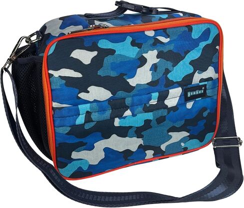 حقيبة غداء Yumbox Kids ، تحمل صندوق الغداء وزجاجة ماء ، 3 طرق للحمل ، الإغلاق بسحاب ، داخل شبكات السوستة ، ومسح نسيج نظيف مع بطانة EVA لعزل إضافي ، وأزهار الخشخاش in Kuwait