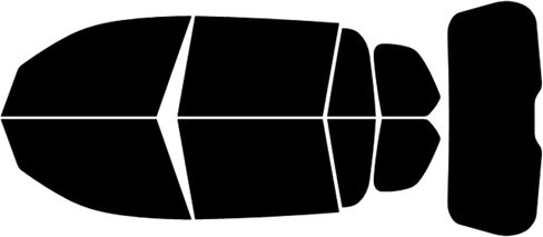 True Line Automotive Precut Window Tint Kit Compatible with BMW X7 4 Door SUV 2019-2022 50% Fronts Only in Kuwait