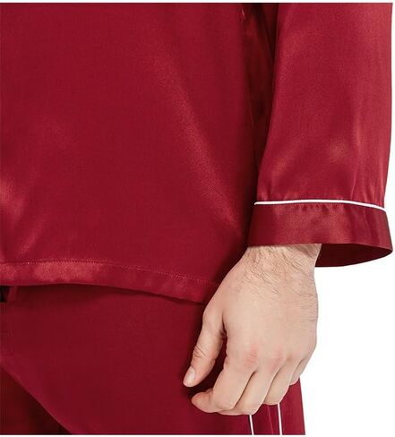 LilySilk Silk Pajamas Set for Men Christmas Most Comfortable Sleepwear in Saudi Arabia