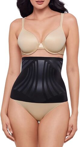 Miraclesuit Modern Miracle Step-In Waist Cincher - 2566 (Black, XL) in Saudi Arabia