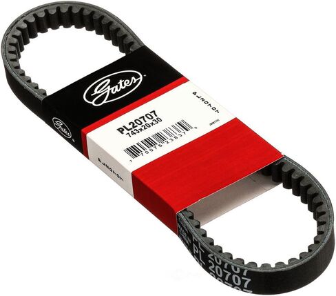 Gates PL20707 Automatic Continuously Variable Transmission (CVT) Scooter Belt 29.25" Outside Circumference - fits 2017-2024 Polaris Ace/Ranger/RZR, and 2000-2011 E-TON Viper/Yukon/YXL in Saudi Arabia