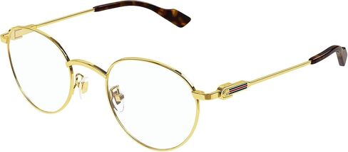 GUCCI GG1222O 002 GOLD ROUND MENGLASSES in Saudi Arabia