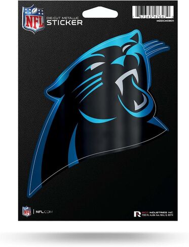 Rico Industries NFL Football Washington Commanders 5" x 7" Metallic Die-Cut Decal in Saudi Arabia