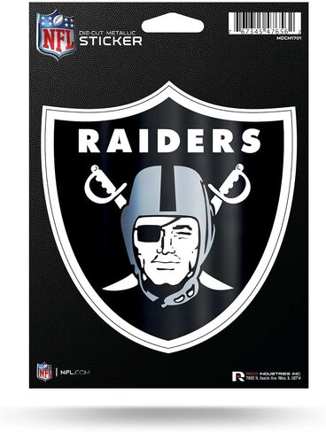 Rico Industries NFL Football Washington Commanders 5" x 7" Metallic Die-Cut Decal in Saudi Arabia