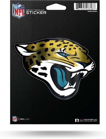 Rico Industries NFL Football Washington Commanders 5" x 7" Metallic Die-Cut Decal in Saudi Arabia