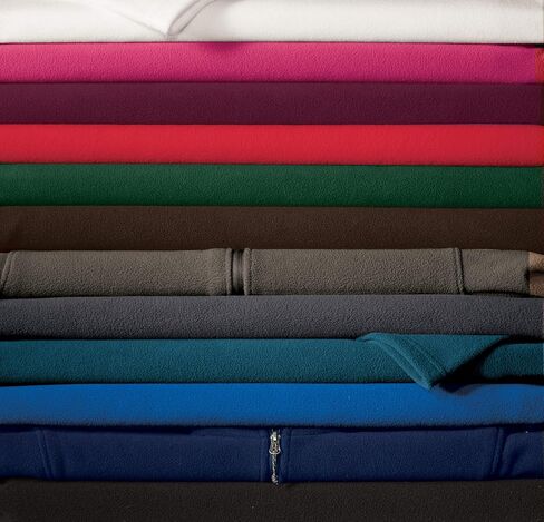 INK STITCH Ladies Custom Stitching Text Value Fleece Jackets - 12 Colors in Saudi Arabia