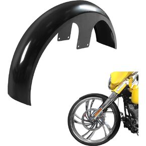 TCMT Painted Black 21 "Wrap Front Fender Fits for Harley Davidson Touring Electra Glide Tri Glide Tour Glide Glide Road Kingcustom Baggers 1997-2013 in Saudi Arabia
