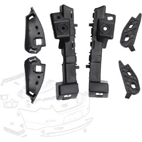 SecosAutoparts 6Pcs Driver & Passenger Side Front Bumper Retainer Brackets Support 20809859 20809860 Compatible With Chevy Malibu 2016 2017 2018 in Saudi Arabia