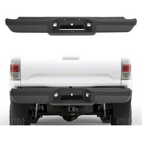 HECASA Rear Step Bumper Compatible with 1993-2011 Ford Ranger Fleetside/Styleside Supercrew FO1102306 W/Brackets & LED Lights w/o Parking Aid Sensor Holes Black in Saudi Arabia