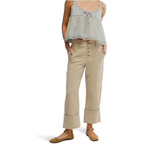 Free People Women's Parkway Cuffed Trousers in Saudi Arabia