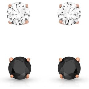 أقراط مونتانا سيلفر سميث مستوحاة من أسلوب الحياة الغربي (كريستال ثلاثي لامع) in Kuwait