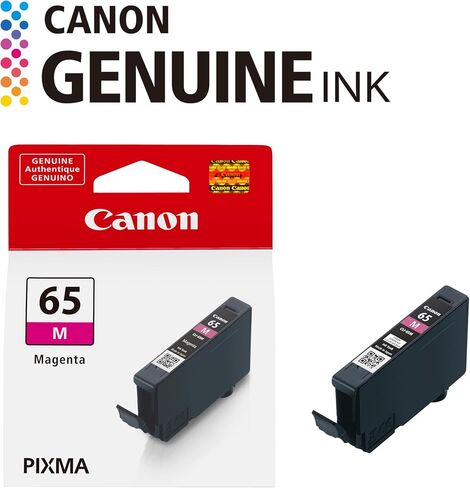 Canon CLI-65 Genuine Magenta Ink Tank, Compatible with PIXMA PRO-200, and PIXMA PRO-200S Printers in Saudi Arabia