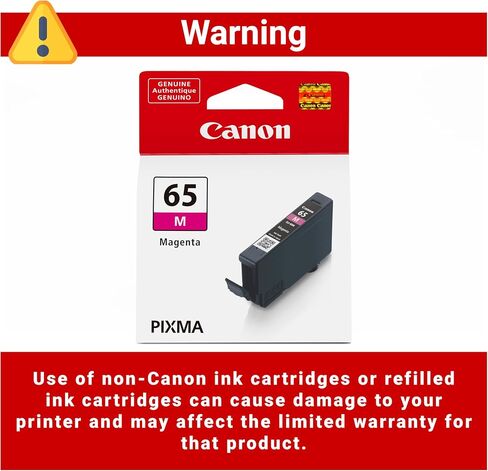 Canon CLI-65 Genuine Magenta Ink Tank, Compatible with PIXMA PRO-200, and PIXMA PRO-200S Printers in Saudi Arabia