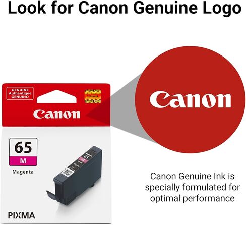 Canon CLI-65 Genuine Magenta Ink Tank, Compatible with PIXMA PRO-200, and PIXMA PRO-200S Printers in Saudi Arabia