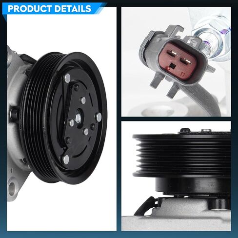 TadaMark Air Conditioner AC Compressor with Clutch Fit for Chrysler Voyager 3.3L 2001-2007 for Town & Country 3.3L 3.8L 2001-2007 for Dodge Grand Caravan 3.3L 3.8L 2001-2007 in Saudi Arabia