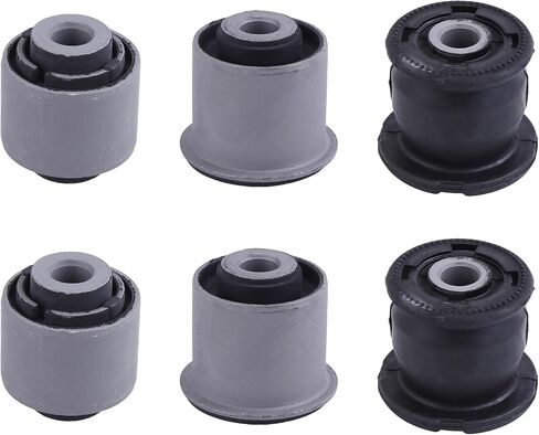 6pcs طقم جلبة الذراع السفلي للرقابة الخلفية لـ Honda Civic 2001-2005 ، CRV 2002-2006 ، Element 2003-2006 LEMOR LOMER CONTRENT ARM PUTHING 52365-S6M-004 ، 52365-S9A-004 ، 523666-S5A-024 in Kuwait