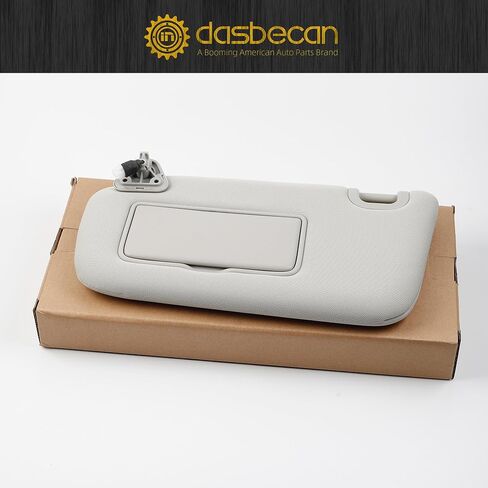Dasbecan Driver Side Sun Visor w/O Light متوافق مع Nissan Sentra 2013 2014 2015 2015 2017 2018 2019 in Saudi Arabia