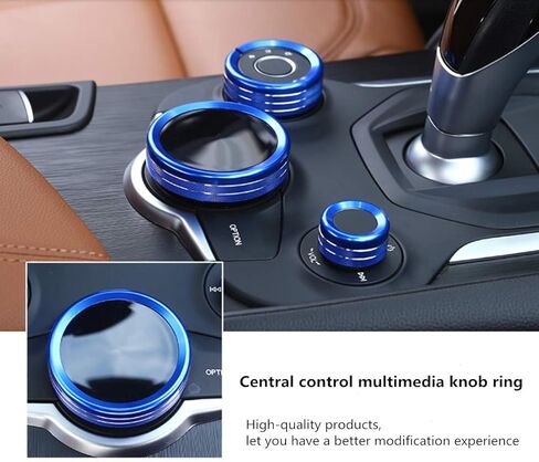 إكسسوارات تعديل السيارة الداخلية مناسبة لـ Alfa Romeo Giulia Stelvio 2015-2023 إكسسوارات زخرفة ترقية سبائك الألومنيوم (Red ، Air Condition Ring 4pc/set) in Kuwait