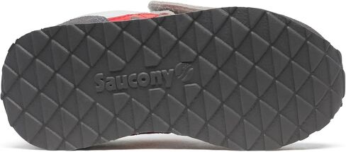 Saucony Originals Jazz Hook & Loop (Toddler/Little Kid) Sneaker, Grey/Silver/Pink, 11 US Unisex in Saudi Arabia