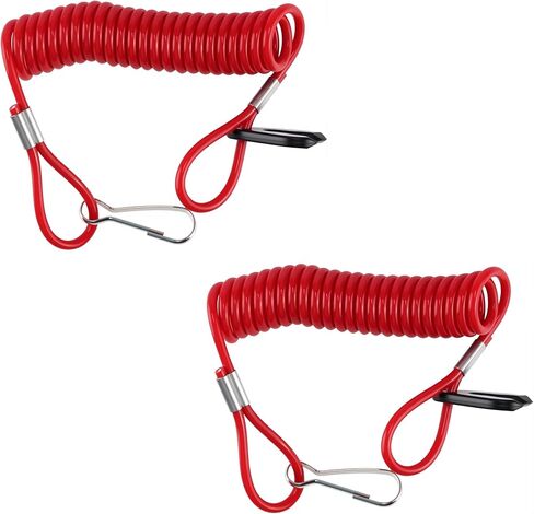 ATV Quad Pit Dirt Bike Boat Outboard Engine Motor Kill Stop Switch Safety Lanyard Clip in Kuwait