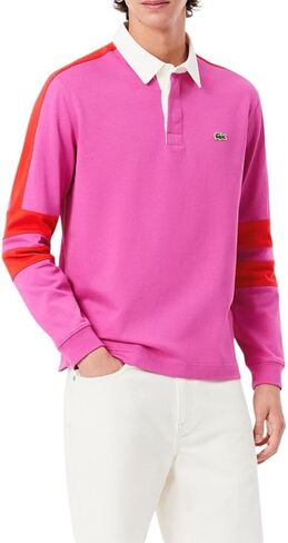 Lacoste Men's Classic Fit Sweatshirt Polo in Kuwait
