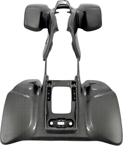Hecasa Plastic Fronts+مصدات خلفية متوافقة مع 1999-2004 Honda Trx 400ex Mud Mud Guard Kit Kit Carbon in Saudi Arabia