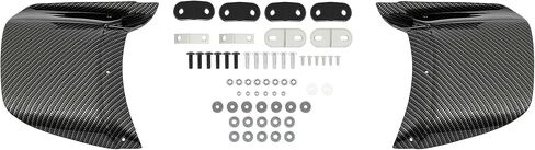 Hecasa Plastic Fronts+مصدات خلفية متوافقة مع 1999-2004 Honda Trx 400ex Mud Mud Guard Kit Kit Carbon in Saudi Arabia
