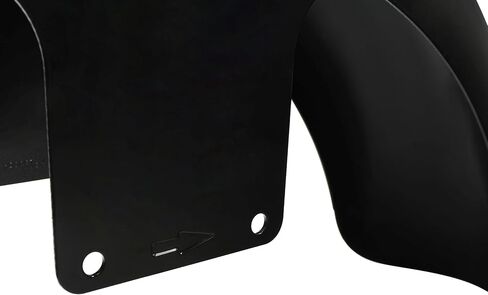 TCMT Painted Black 21" Wrap Front Fender Fits For Harley Davidson Touring Electra Glide Tri Glide Tour Glide Street Glide Road KingCustom Baggers 1997-2013 in Saudi Arabia