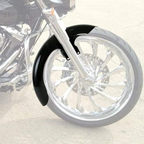 TCMT Painted Black 21" Wrap Front Fender Fits For Harley Davidson Touring Electra Glide Tri Glide Tour Glide Street Glide Road KingCustom Baggers 1997-2013 in Saudi Arabia