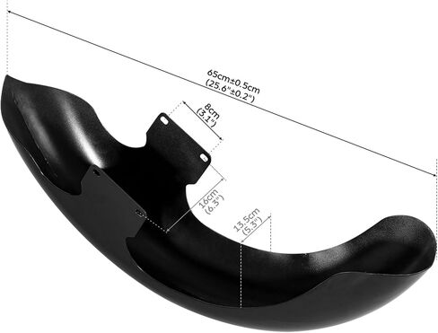 TCMT Painted Black 21" Wrap Front Fender Fits For Harley Davidson Touring Electra Glide Tri Glide Tour Glide Street Glide Road KingCustom Baggers 1997-2013 in Saudi Arabia