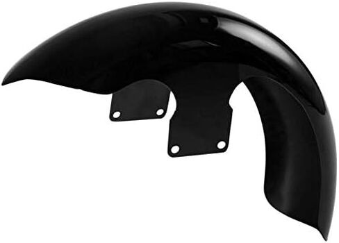 TCMT Painted Black 21" Wrap Front Fender Fits For Harley Davidson Touring Electra Glide Tri Glide Tour Glide Street Glide Road KingCustom Baggers 1997-2013 in Saudi Arabia